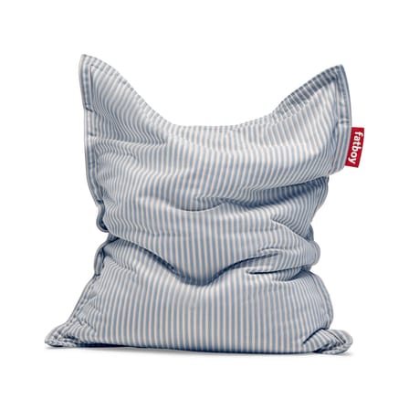 Pouf Original Slim Terry bleu / Tissu éponge - 155 x 120 cm - Fatboy