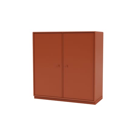 Rangement Cover Cabinet bois orange / L 69.6 x P 30 x H 72,6 cm - 2 portes - MONTANA