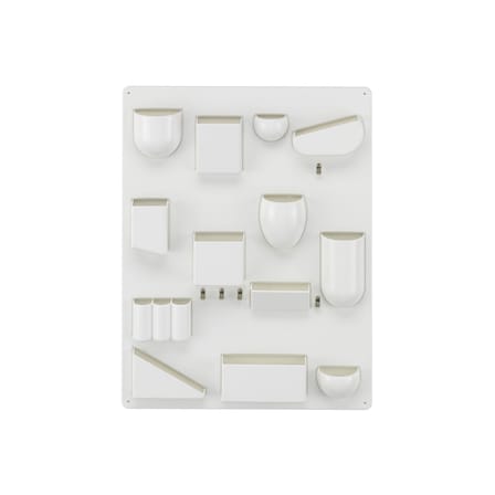 Rangement mural Uten.Silo II RE plastique blanc / Recyclé - Dorothee Becker (1970) - 52 x 68 cm - Vitra
