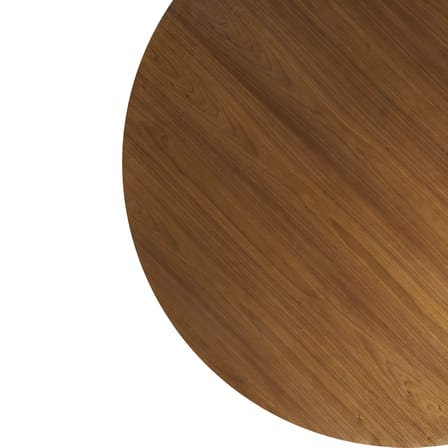 Tavolo a Dischi Round table wood brown / Ø 150 cm - Reissue 1963 - Gubi