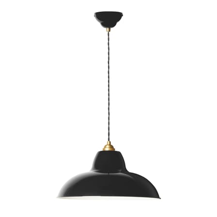 Suspension Original 1227 Midi Wide métal noir / Ø 40 x H 19 cm/ Réédition 1930' - Anglepoise