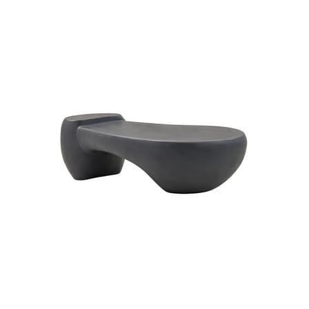Table basse Dune Large céramique gris / 112 x 73 x H 38 cm - Mogg