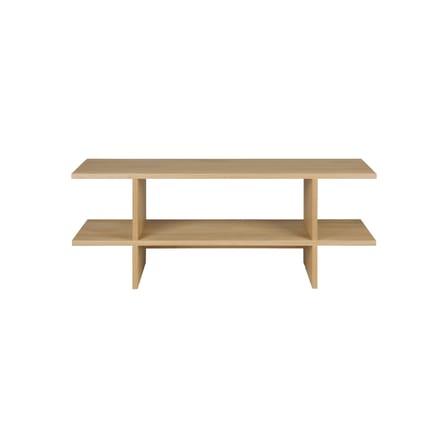 Console basse Kabuki bois naturel / Table basse - 103 x 30 x H 40 cm - Ethnicraft