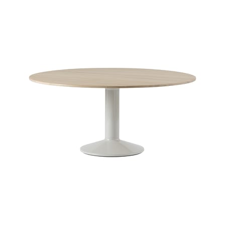 Table ronde Midst gris / Ø 160 cm - Chêne - Muuto