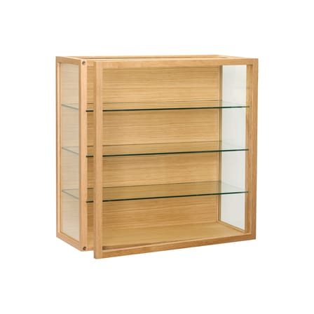 Poetic Large Wall storage natural wood / Utensil - 60 x 60 cm / With Door - HÜBSCH
