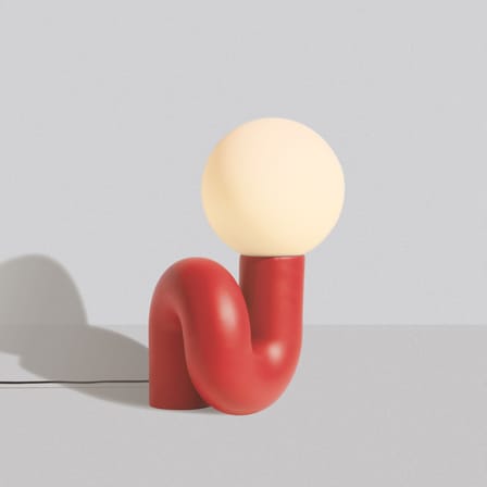 Lampe de table Neotenic LED Grande céramique orange /L 34 x H 51 cm / Seconde vie - Petite Friture