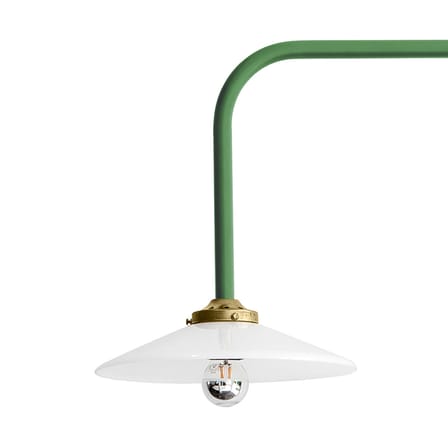 Applique avec prise Hanging Lamp n°5 métal vert / H 100 x L 90 cm - valerie objects