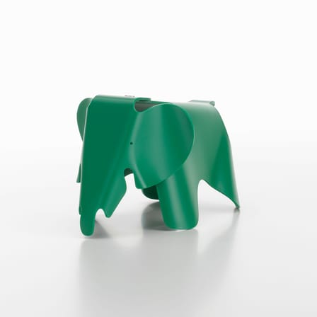 Décoration Eames Elephant RE (1945) vert / Small - L 39 cm / Plastique recyclé - Vitra