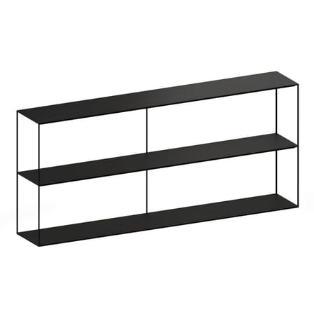 Étagère Slim Irony métal noir / Console - L 180 x H 64 cm - Zeus