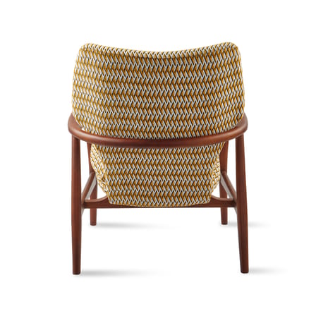 Fauteuil rembourré Peggy tissu jaune - Pols Potten