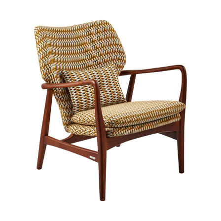 Fauteuil rembourré Peggy tissu jaune - Pols Potten