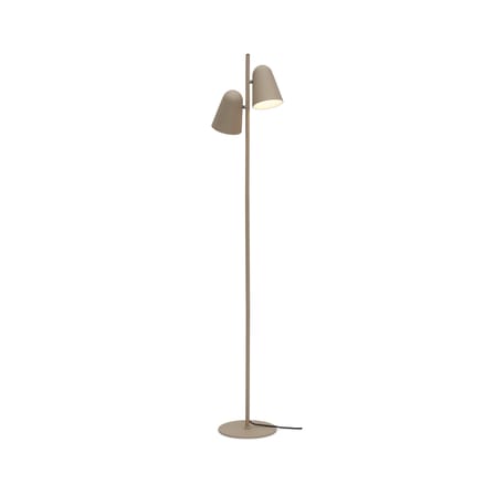 Lampadaire Salamanca métal beige / 2 spots orientables - It's about Romi