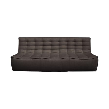 Divano destro N701 tessuto grigio / 3 posti - L 210 cm / Tessuto - Ethnicraft