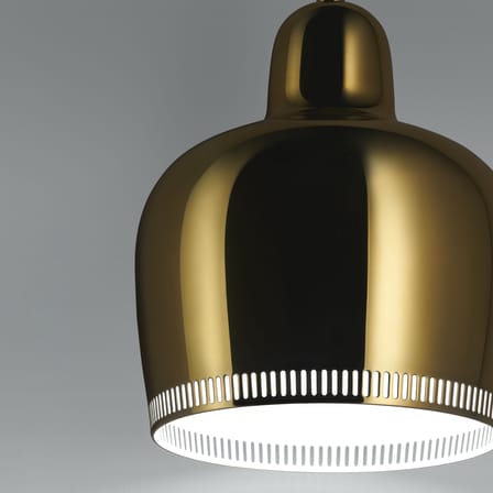Pendelleuchte Golden Bell A330S metall gold / Alvar Aalto, 1937 - ARTEK