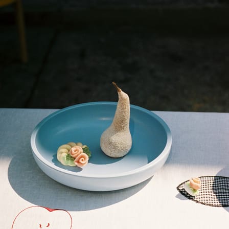 Plat Sobremesa Medium céramique bleu / Ø 23 x H 5 cm - Hay