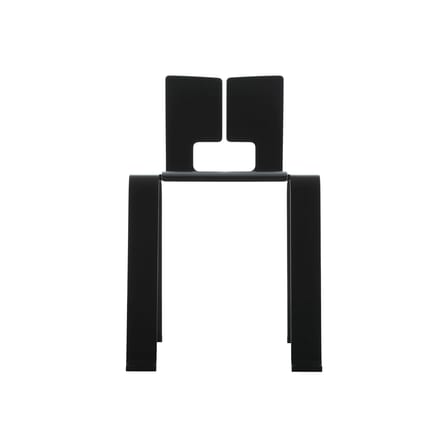 Sedia impilabile Ombra Tokyo legno nero / Charlotte Perriand, 1953 - CASSINA