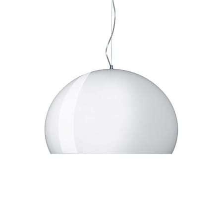 Suspension FL/Y plastique blanc / Ø 52 cm - Kartell