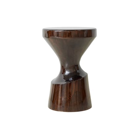 Tabouret Wooden bois marron - HK LIVING