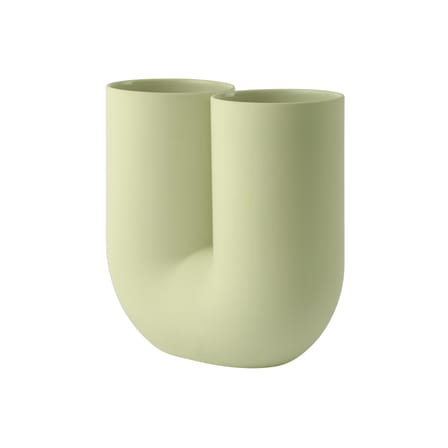 Vase Kink céramique vert / Earnest Studio, 2018 - H 26,3 cm - Muuto