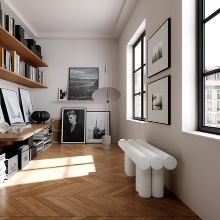 Banc rembourré Hiro / Banquette - L 120 cm - 101 COPENHAGEN