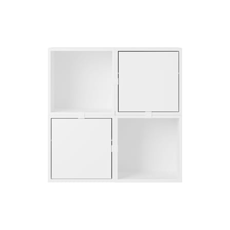 Étagère Stacked bois blanc / Configuration 4 - L 87 x H 87 cm - Muuto