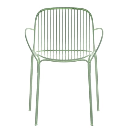 Fauteuil HiRay métal vert - Kartell