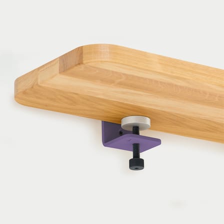 Fixation murale Bracket métal violet - TIPTOE