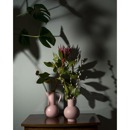 Karaffe Strøm Large keramik rosa / H 28 cm - Keramik / Handgefertigt - raawii