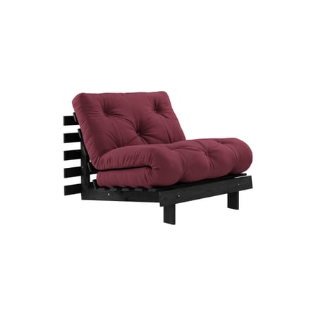 Fauteuil convertible Roots / Dormeuse & lit d'appoint - 3 positions / Structure noire - KARUP DESIGN