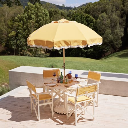 Parasol The Club bleu / Ø 200 cm - BUSINESS & PLEASURE