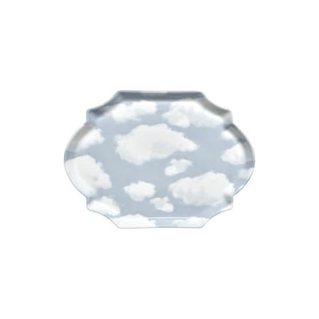 Assiette de présentation Rêves de Rêves céramique bleu / 36,6 x 26,5 cm - Serax