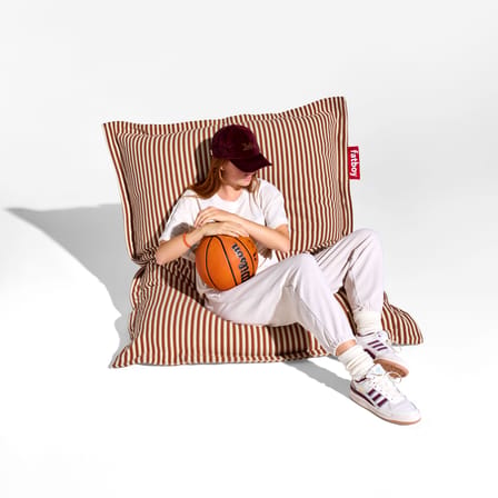 Pouf Original Slim Terry marron / Tissu éponge - 155 x 120 cm - Fatboy