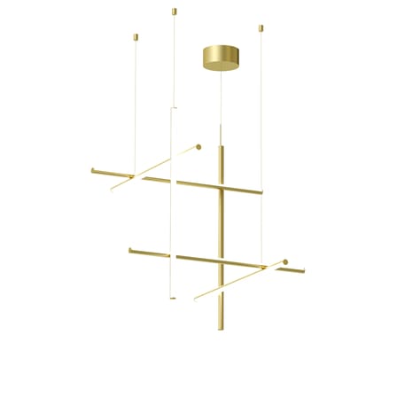 Suspension Coordinates S3 or métal LED / L 78 x H 78 cm - Flos