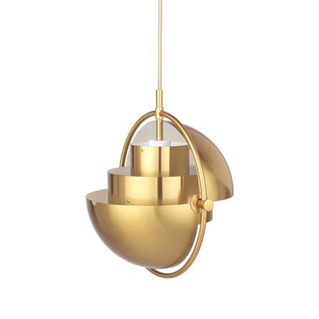 Suspension Multi-Lite Small or métal / Ø 25 cm - Modulable & orientable / Réédition 1972 - Gubi