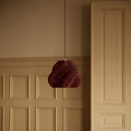 Suspension Soft Serve 02 rouge / Ø 31 x H 25 cm - CRÈME ATELIER