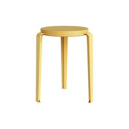 Tabouret empilable Lou Chroma bois jaune / Bois éco-certifié - TIPTOE