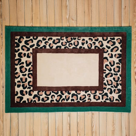 Tapis Green Safari / 180 x 120 cm - Tufté main - COLORTHERAPIS