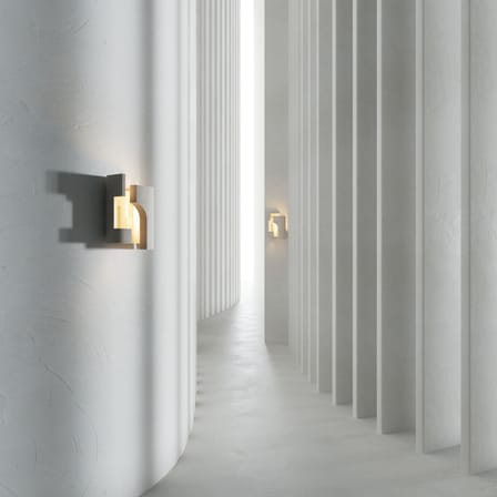 Soul Story 4 Wall light stone white / LED - Plaster - DCW éditions