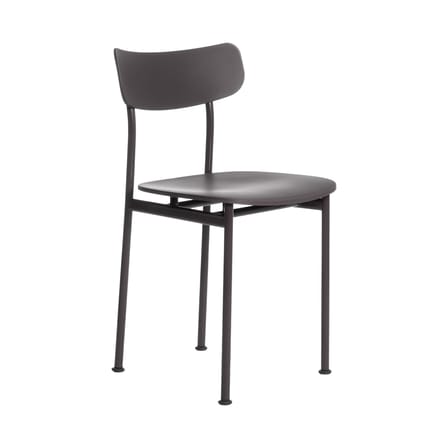 Chaise Motta marron / Jasper Morrison - Polypropylène recyclé - Magis