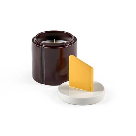 Bougie parfumée Candela 03 Small céramique rouge / Ø 8,5 x H 14 cm - Serax