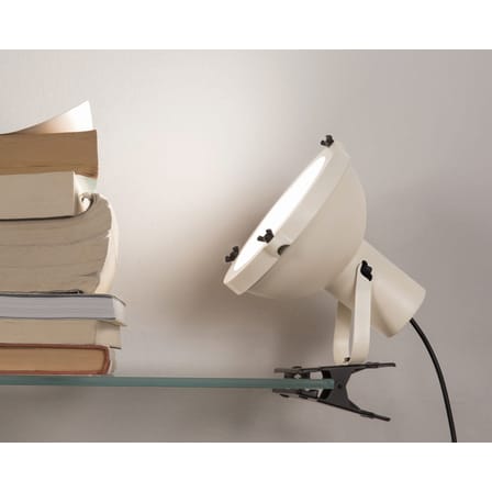 Projecteur 165 Clip light metal white beige by Le Corbusier / Reissued 1954 - Nemo