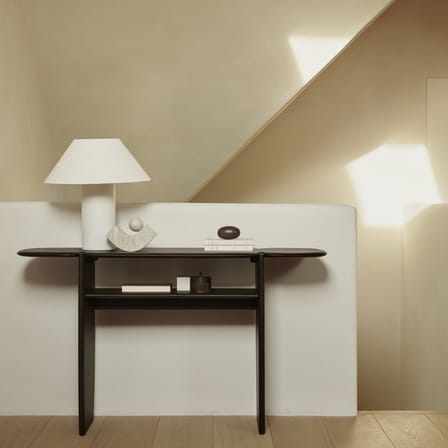 Console PI bois naturel / 130 x 40 x H 75 cm - Acajou massif - Ethnicraft