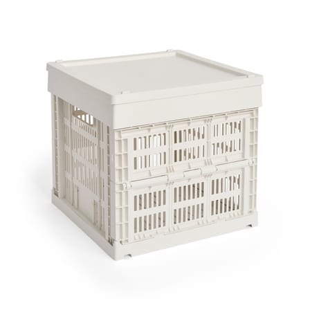 Couvercle  plastique blanc / Pour panier Colour Crate Medium Square & Cube 30 x 30 cm - Hay
