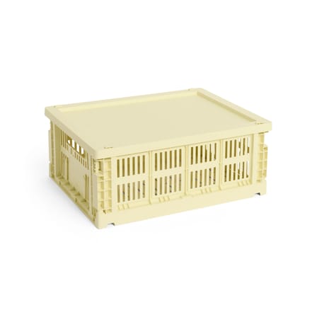 Couvercle  plastique jaune / Pour panier Colour Crate Medium 27 x 35 cm - Hay