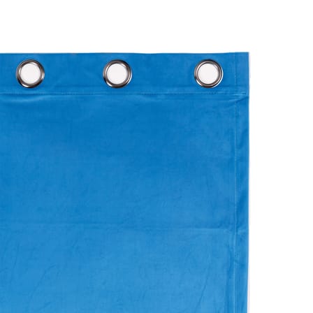 Toiletpaper - Clouds Right Curtain textile blue / 140 x 280 cm - Polyester - Seletti