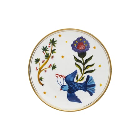 Uccellino Dessert plate ceramic multicoloured / Ø 15 cm - Bitossi Home