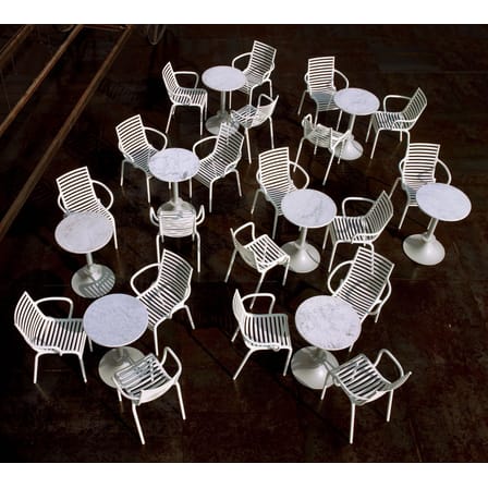 Fauteuil empilable Pip-e plastique blanc / Philippe Starck, 2010 - Driade