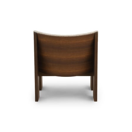 Fauteuil rembourré Tenon tissu blanc - NEW WORKS