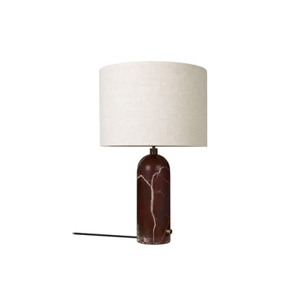 Lampe de table Gravity Large marbre rouge / Ø 41 x H 65 cm - Gubi