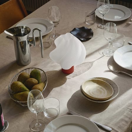 Lampe sans fil rechargeable Soft Serve rouge - CRÈME ATELIER